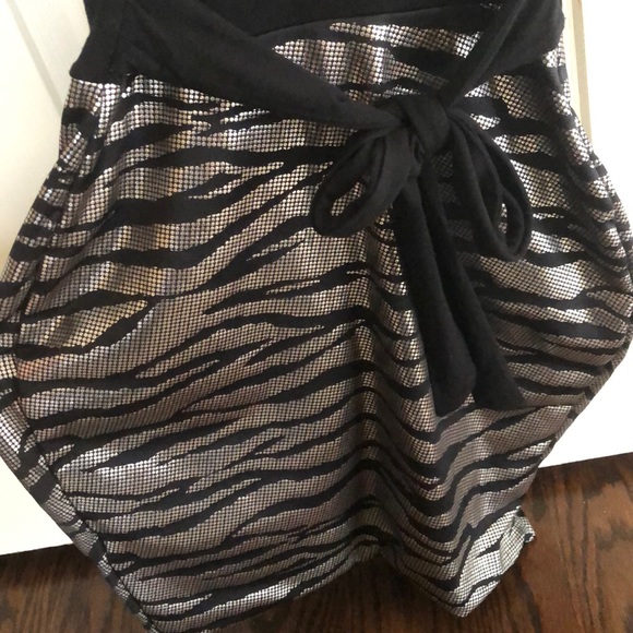 Jane Norman Black & Silver Animal Print Dress - Picture 3 of 7